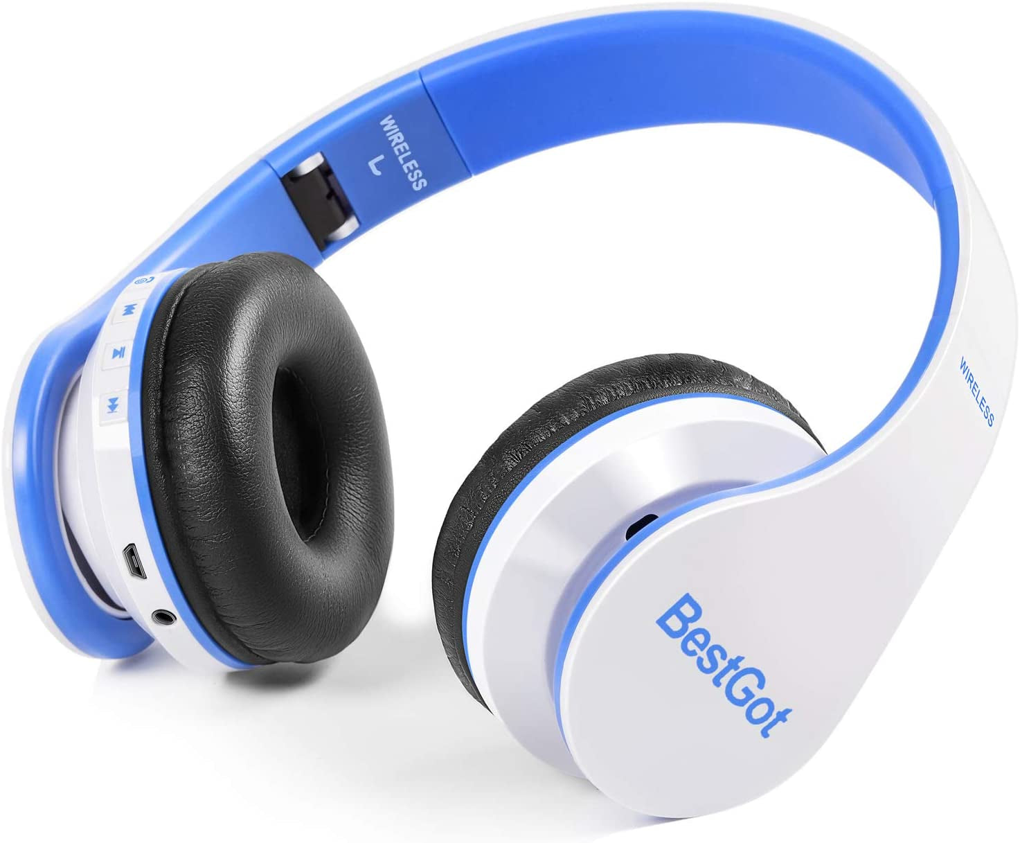 Kids Bluetooth Headphones BT6002 Wireless Headphones for Kids Children Adults for School Foldable Headset for 18 Hours for Pc/Phone/Tablets/Tv (Black/Blue) Kids Bluetooth Headphones BT6002 Wireless Headphones for Kids Children Adults for School Foldable Headset for 18 Hours for Pc/Phone/Tablets/Tv (Black/Blue)